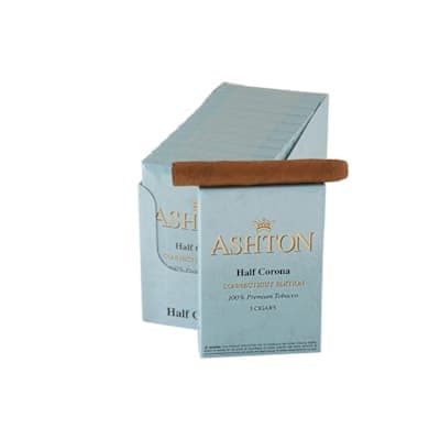 Ashton Small Cigars Half Corona Connecticut