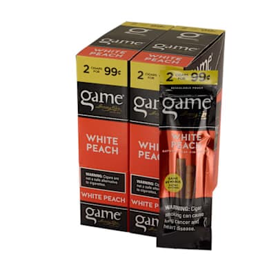 Garcia y Vega Game Cigarillos White Peach