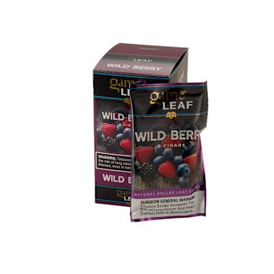 Garcia y Vega Game Leaf Cigarillos Wild Berry