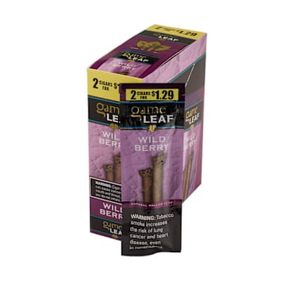 Garcia y Vega Game Leaf Cigarillos Wild Berry